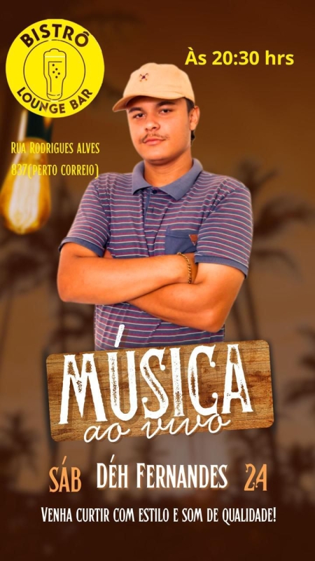 Evento bistro-lounge-bar---2401---sabado---20h30----deh-fernandes