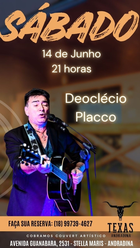 Evento texas-andradina---sabado---1406---21h---deoclecio-placco