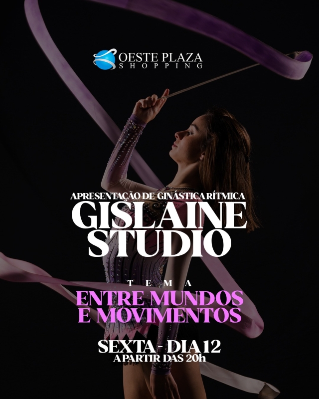 Evento oeste-plaza-shopping---sexta--1212---20h---apresentacao-gislaine-studio--