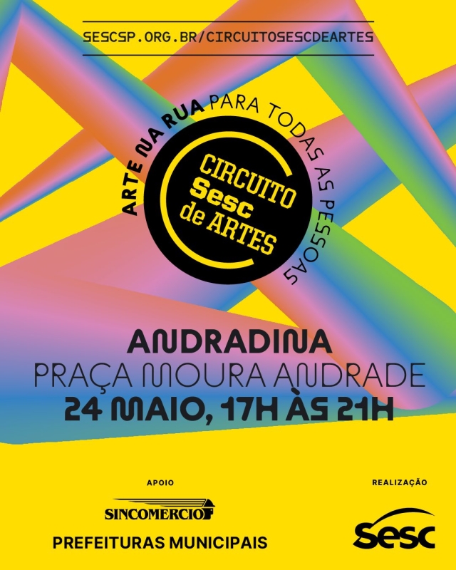 Evento circuito-sesc-de-artes---2405---17h-as-21h---praca-moura-andrade