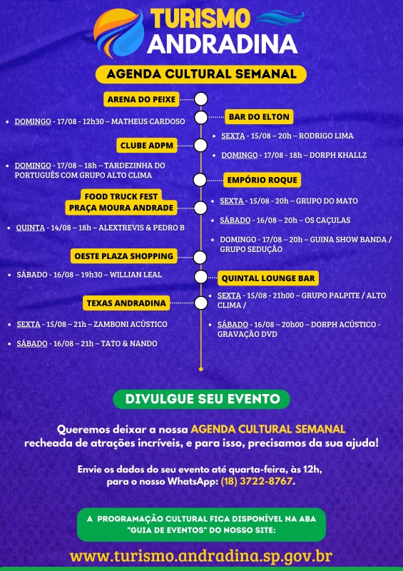 Noticia confira-agenda-cultural-semanal-de-andradina