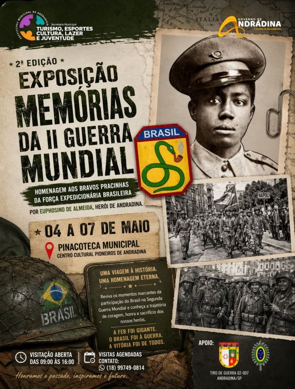 Noticia andradina-recebe-exposicao-de-memorias-da-segunda-guerra-mundial