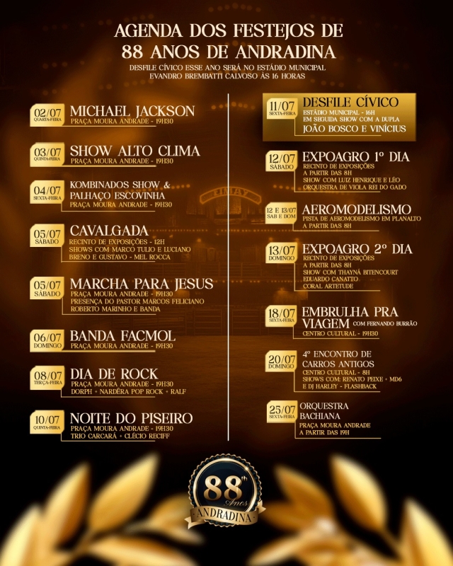 Evento calendario-festejos-aniversario-de-88-anos-de-andradina