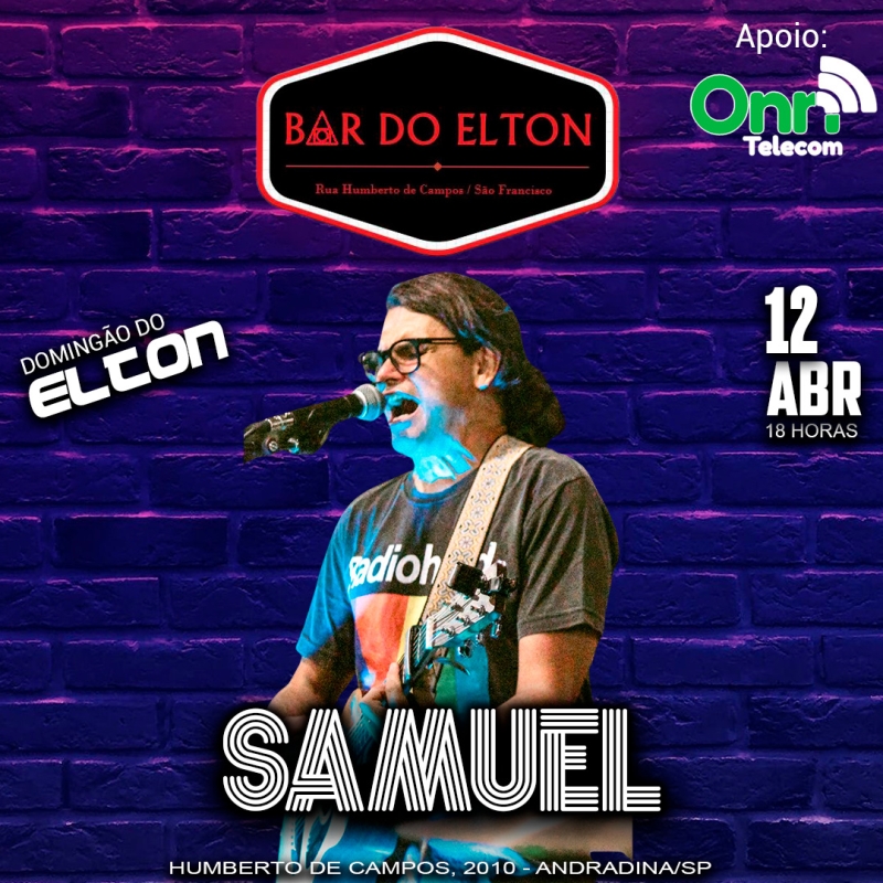 Evento bar-do-elton---domingo---1204---18h---samuel