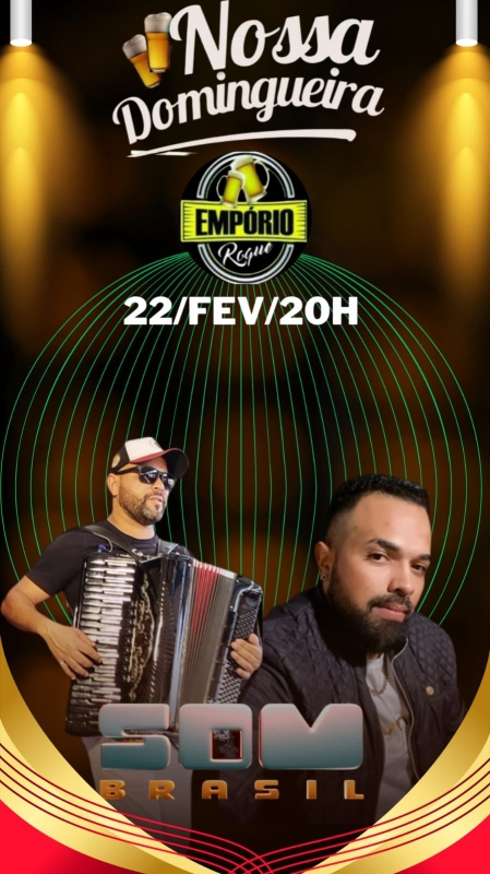Evento emporio-roque---domingo---2202---20h---som-brasil